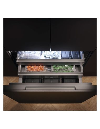 MIELE KFMC 3844 FD 90cm MasterCool French Door Must Side-by-Side Integreeritav Kahepoolne külmik