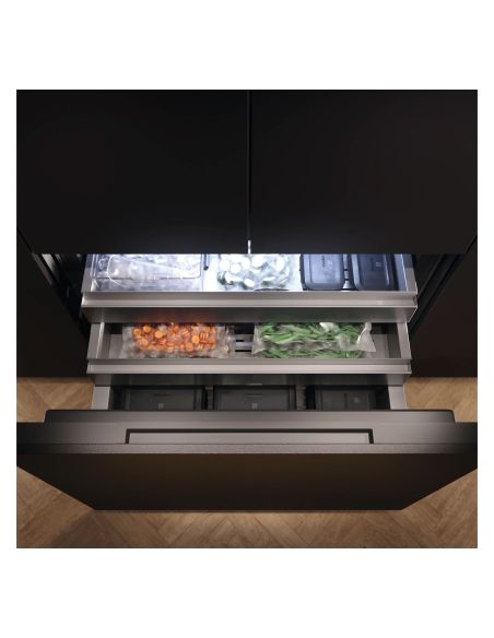 MIELE KFMC 3844 FD 90cm MasterCool French Door Черный Side-by-Side Интегрированный холодильно-морозильный шкаф