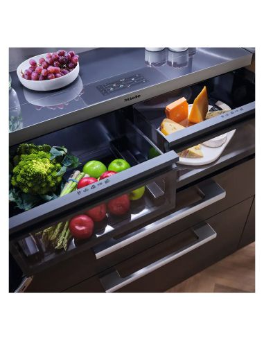 MIELE KFMC 3844 FD 90cm MasterCool French Door Черный Side-by-Side Интегрированный холодильно-морозильный шкаф