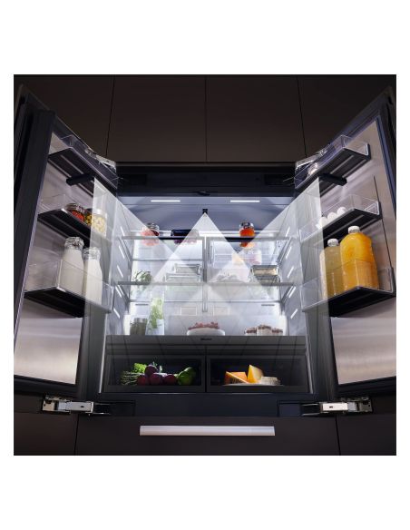 MIELE KFMC 3844 FD 90cm MasterCool French Door Черный Side-by-Side Интегрированный холодильно-морозильный шкаф