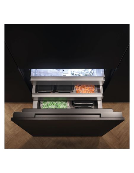 MIELE KFMC 3834 R 70cm MasterCool Must Integreeritud külmik-Sügavkülmik