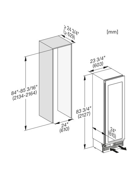 MIELE KWT 2672 ViS MasterCool Integreeritav Veinikülmik