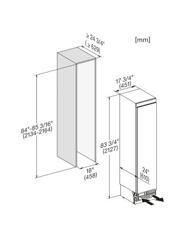 MIELE F 2413 VI 45cm MasterCool Integreeritav Sügavkülmik (4)