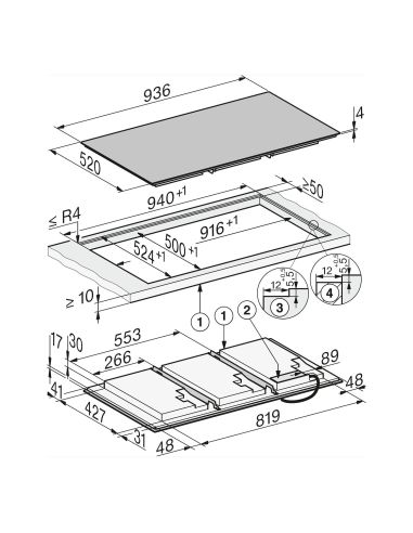 MIELE KM 8695 FL täispinnaline induktsioonpliit 93 cm (3)