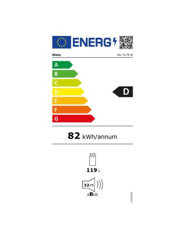 Miele KU 7175 D Under-counter Fridge 86–92 cm | Platinum Cooling