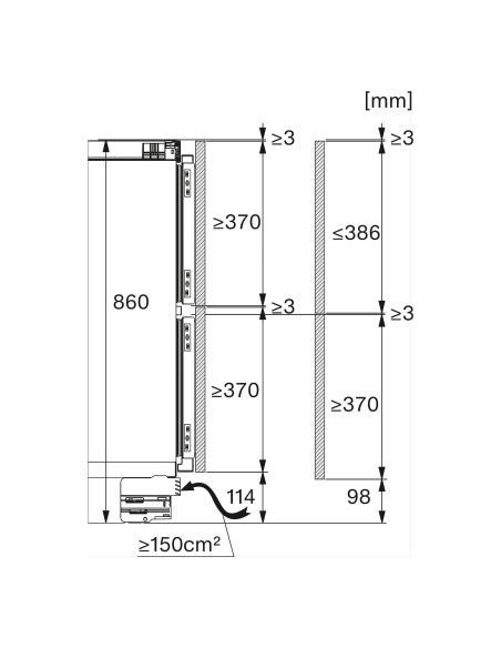 Miele KU 7175 D Under-counter Fridge 86–92 cm | Platinum Cooling