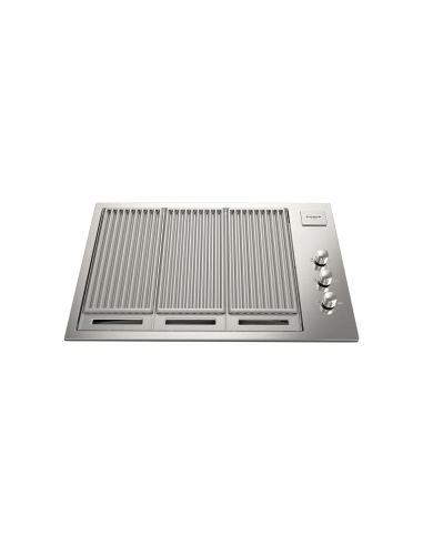 FULGOR MILANO Built-in Gas Barbecue 80 cm Stainless Steel FOBQ 803 G X