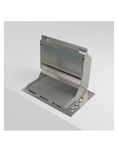 FULGOR MILANO Built-in Gas Barbecue 80 cm