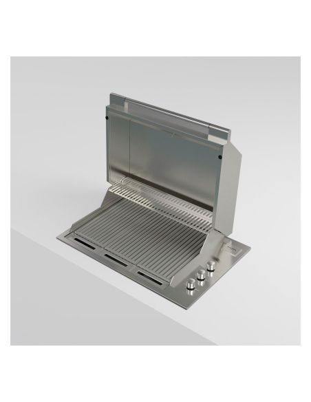 FULGOR MILANO integreeritav gaasigrill 80 cm