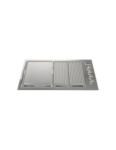 FULGOR MILANO integroitava kaasugrilli 100 cm Stainless Steel FOBQ 1000 G X