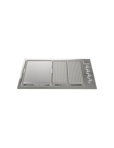 FULGOR MILANO Built-in Gas Barbecue 100 cm Stainless Steel FOBQ 1000 G X