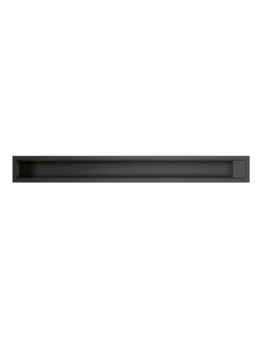 BARAZZA 1CI187N 180cm Black Matt Bowl for Accessorised Channel