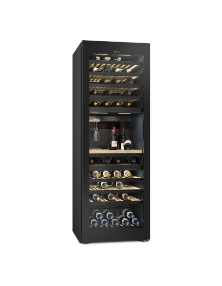MIELE KWT 4999 F OBSW 200cm Musta Sommelier vapaasti sijoitettava viinikaappi