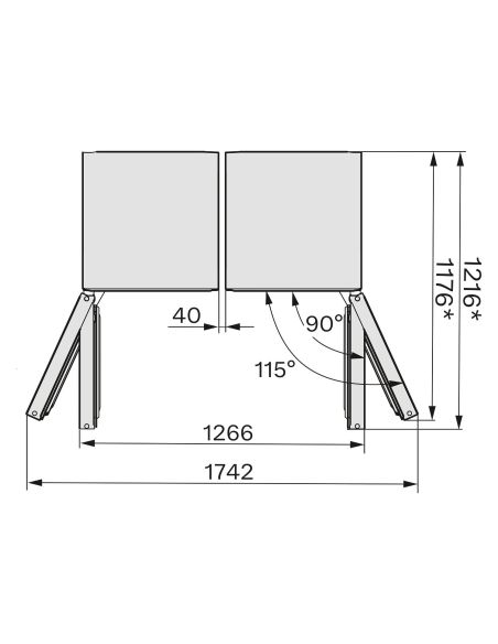 MIELE KWTS 4785 F OBSW 185cm Черного цвета Отдельностоящий Винный шкаф