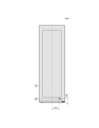 MIELE KWTS 4785 F OBSW 185cm Musta viimistlusega eraldiseisev Veinikülmik