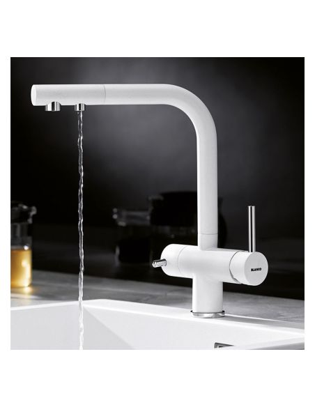 BLANCO FONTAS II Filter Metallic 2in1 Kitchen faucet with filtered water