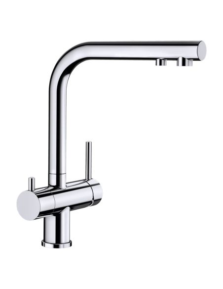 BLANCO FONTAS II Filter Metallic 2in1 Kitchen faucet with filtered water connection