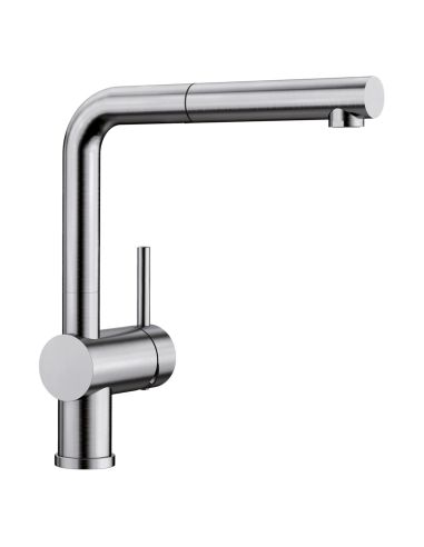 BLANCO LINUS-S Metallic С Душевой головкой Кухонный смеситель (2)