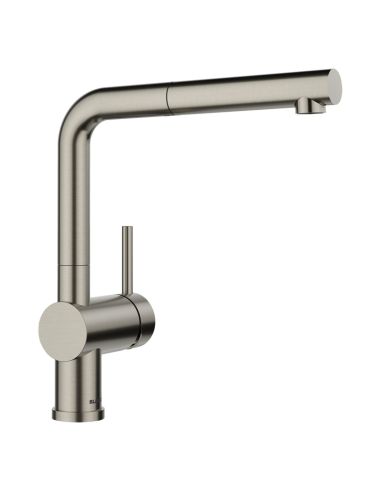 BLANCO LINUS-S Köögisegisti Väljätõmmatava dušivoolikuga Metallic