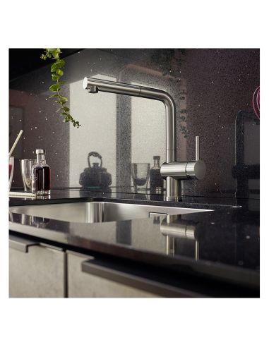BLANCO LINUS-S Kitchen faucet Taps  with swivel spout pull-out hand shower