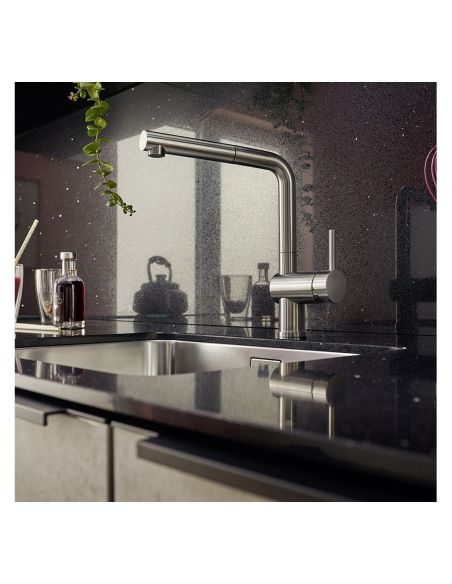 BLANCO LINUS-S Kitchen faucet Taps  with swivel spout pull-out hand shower