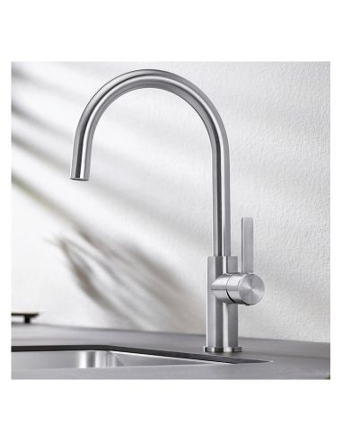 BLANCO CANDOR St.Steel Metallic Kitchen faucet 523120