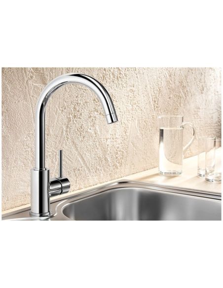 BLANCO MIDA Кухонный смеситель,Metallic
