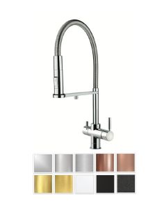 GUGLIELMI PURA Still+Sparkling Kухонный смеситель для фильтра питьевой воды с выдвижным изливом