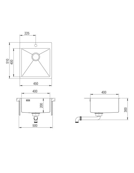 ALVEUS PURE 30 Stainless Steel Flush mount Kitchen sink (3)