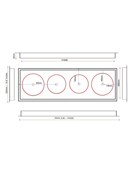 INVISACOOK 4-liekkinen suorassa linjassa sijoitetulla keittoalueella (2)