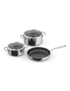 INVISACOOK InvisaCookware Set – 3-Piece Cookware Set