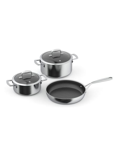 INVISACOOK InvisaCookware Set – 3-Piece Cookware Set (1)