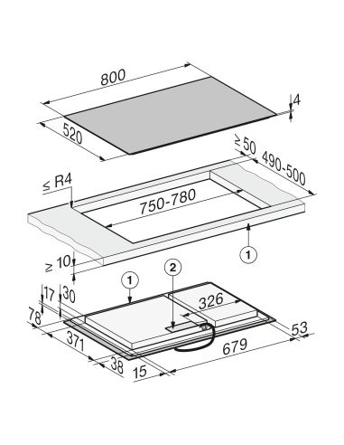 MIELE KM 8484 FL 80 cm induktiokeittotaso PowerFlex XL