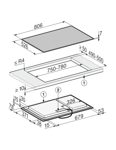 MIELE KM 8484 FR 80 cm induktiokeittotaso PowerFlex XL