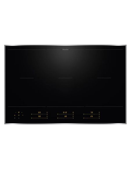 MIELE KM 8585 FR 80 cm ind. hob PowerFlex M Sense & St. Steel Frame