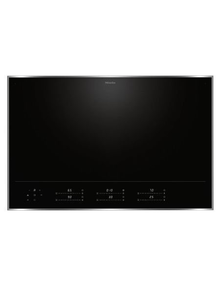MIELE KM 8685 FR 80 cm ind. hob Full Surface M Sense & St. Steel Frame