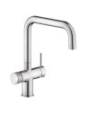 NOBILI LV0K123/HT 3in1  Комбинированный кухонный кран c фильтрованной кипяченой (100°C) и бытовой водой