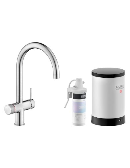 NOBILI LV0K133/HT Yhdistetty 3-in-1 keittiöhana suodatetulla keitetyllä 100°C ja kotitalousvedellä (6)