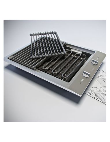 MIELE CS 1322 BG ProLine 38 cm sähköinen Barbecue-grilli LAVA (4)