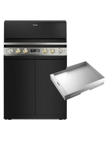 MIELE Outdoor Kitchen 80cm Connected Gas Grill Dreams – Fire Pro L 4P with Drawers