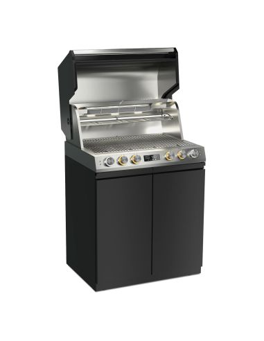 MIELE Ulkokeittiö 80cm Connected Gas Grill Dreams – Fire Pro L 4P laatikoilla