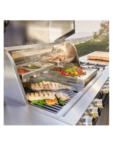 MIELE Väliköök 80cm Connected Gas Grill Dreams – Fire Pro L 4P sahtlitega