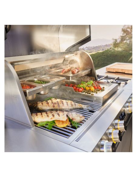 MIELE Väliköök 80cm Connected Gas Grill Dreams – Fire Pro L 4P sahtlitega