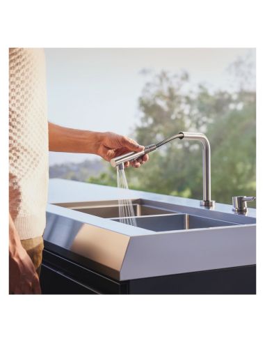 MIELE Dreams – Wash L 80 см модуль мойки для уличной кухни (7)