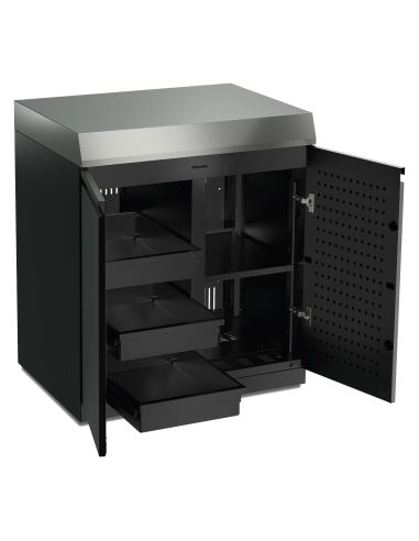 MIELE Dreams – Store L 80 cm säilytysmoduuli hyllyllä ja laatikoilla (4)