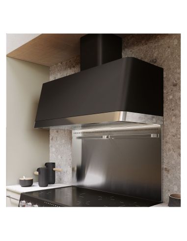 ILVE APM90-MK PANORAMAGIC 90cm Black Wall Mounted Cooker Hood (4)