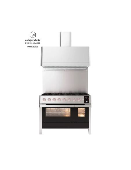 ILVE APM120 PANORAMAGIC 120cm RST-Ruostumatonta terästä Seinämallin liesituuletin (3)