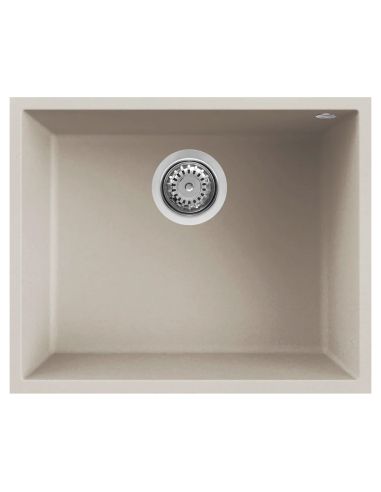 ELLECI QUADRA 105 U 50x40cm granit composite Undermount Kitchen sink