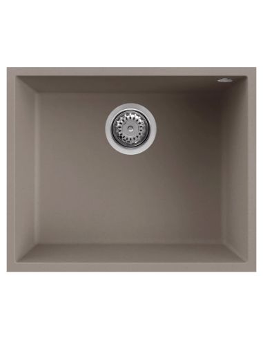 ELLECI QUADRA 105 U 50x40cm Kivikomposiitista Alta Kiinnitettävä altaat
