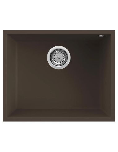 ELLECI QUADRA 105 U 50x40cm Alt Paigaldatav Graniit Köögivalamu